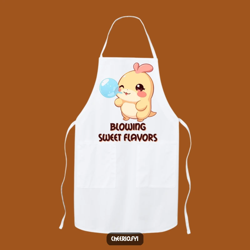 Funny Bubble Creature Apron: Add a Pop of Fun to Your Kitchen!