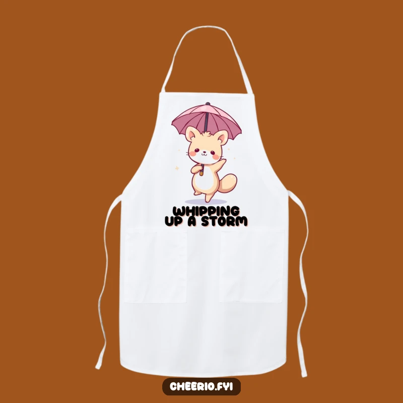 Funny Whimsical Animal Umbrella Apron: Dance Through Kitchen Tasks