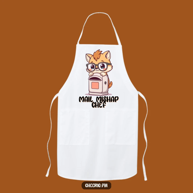 Funny Kitchen Apron: Tripping Animal Oops - Comedic Cooking Gift