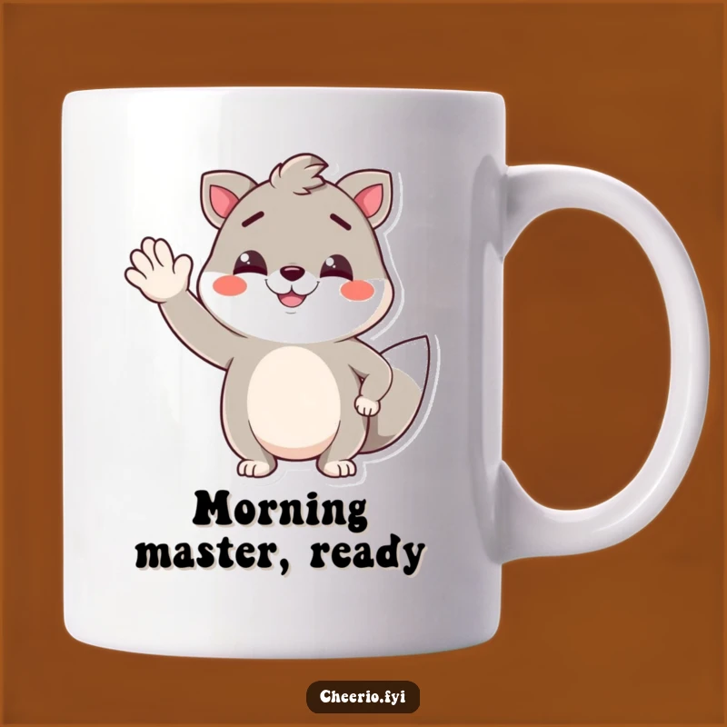 Funny Animal Pal Mug: Jaunty Wave Smirk, Perfect Gift for Animal Lovers