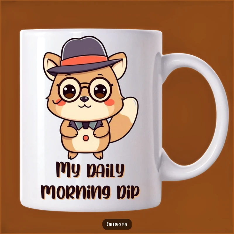 Funny Animal Monocle Curtsey Mug: A Humorous and Classy Gift for Tea Lovers