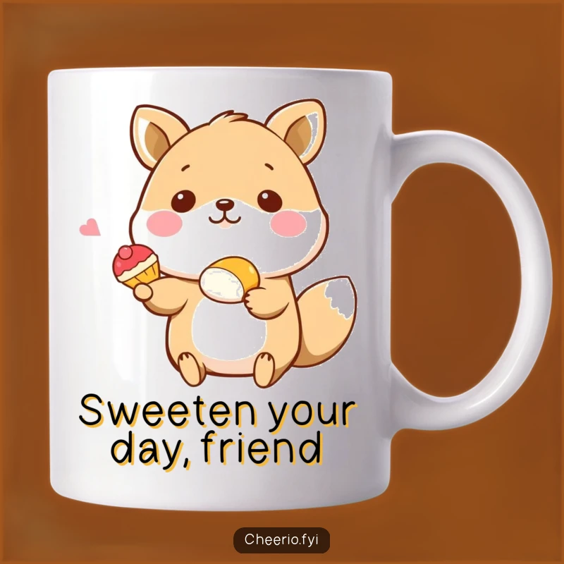 Funny Happy Animal Pastry Mug: A Sweet Treat and Laugh Gift