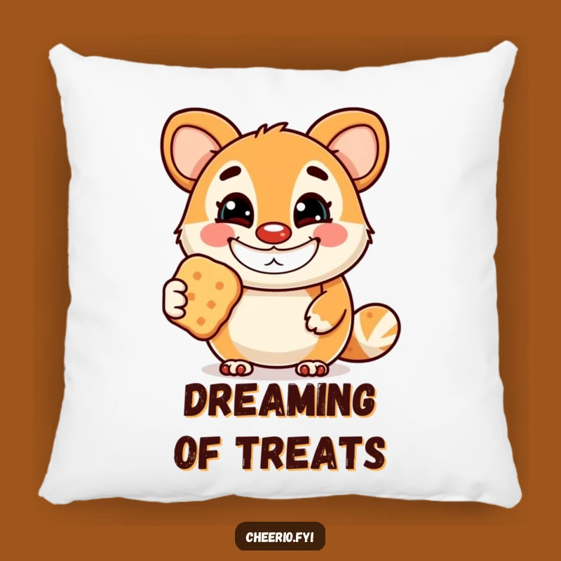 Funny Biscuit Mascot Pillow: Cozy Grin, Humorous Comfort Decor