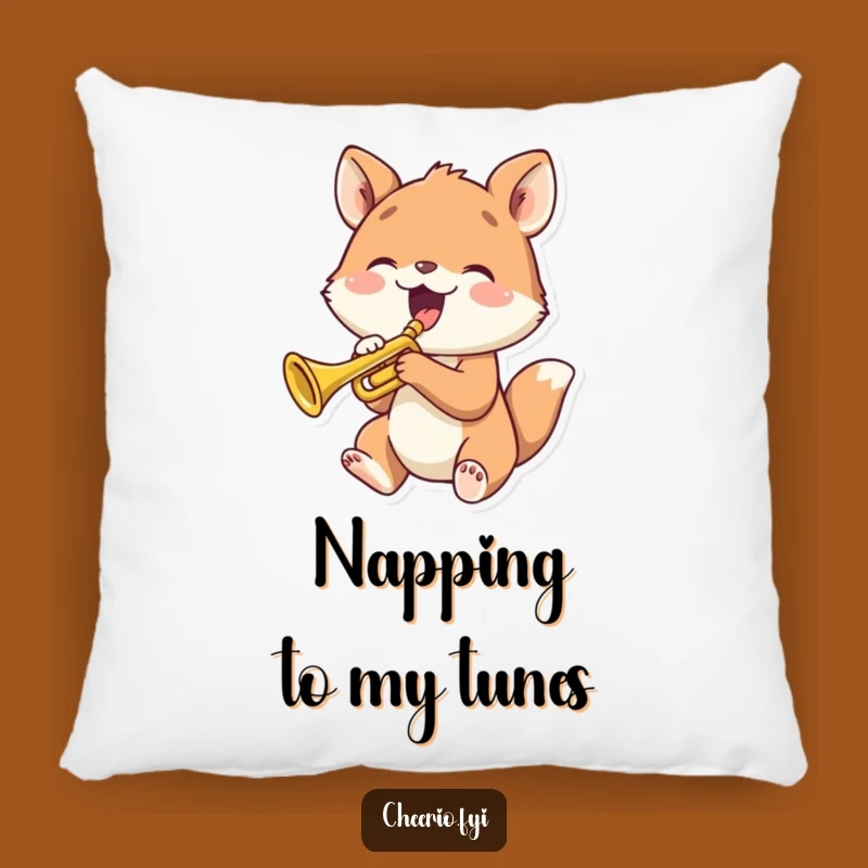 Funny Animal Trumpet Pillow: Cozy Comfort with a Musical Touch