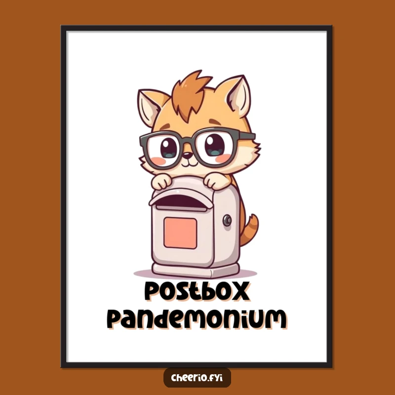 Funny Digital Art: Tripping Animal Oops - Instant Comedic Decor