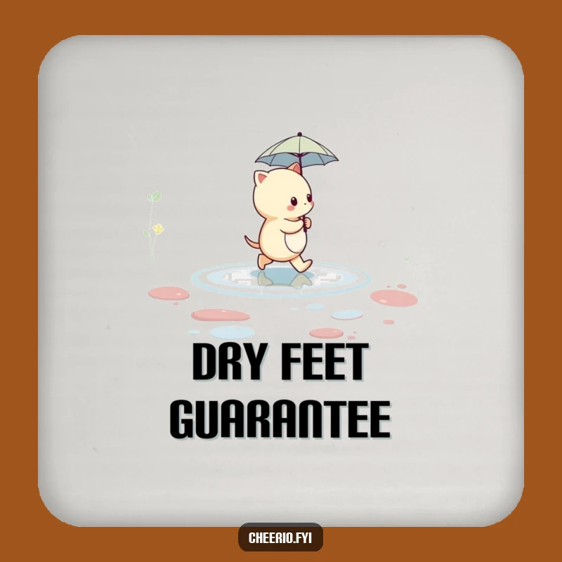 Funny Creature Umbrella Coaster: Protect Surfaces with Playful Humor
