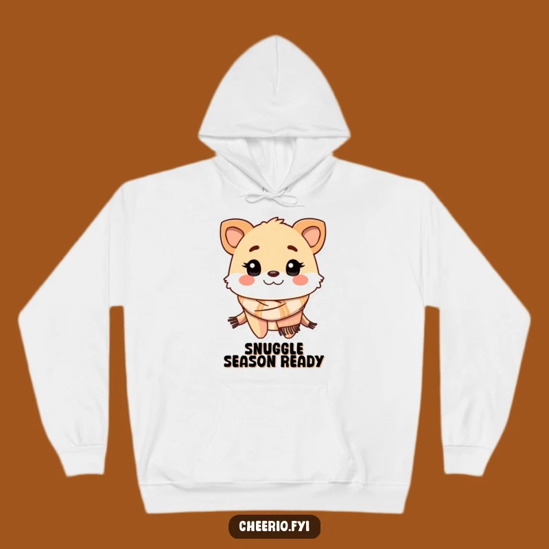 Funny Friendly Creature Scarf Hoodie - Ultimate Cozy Comfort