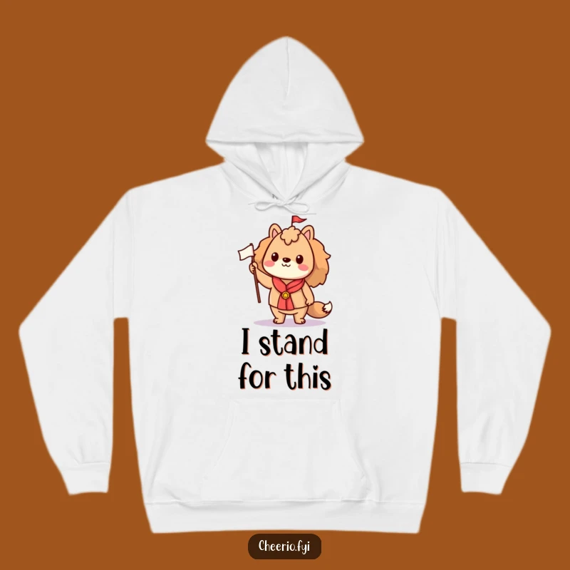 Funny Proud Animal Flag Hoodie: Cozy Spirit Wear, Warm Humorous Gift