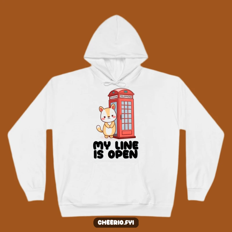 Cozy Funny Animal Booth Hoodie: Warm Up with a Friendly Smile and Vintage Charm