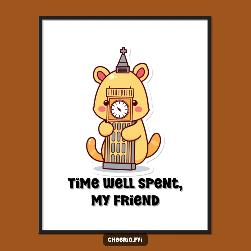 Funny Free Printable Wall Art: London Hug, Quirky Downloadable Decor