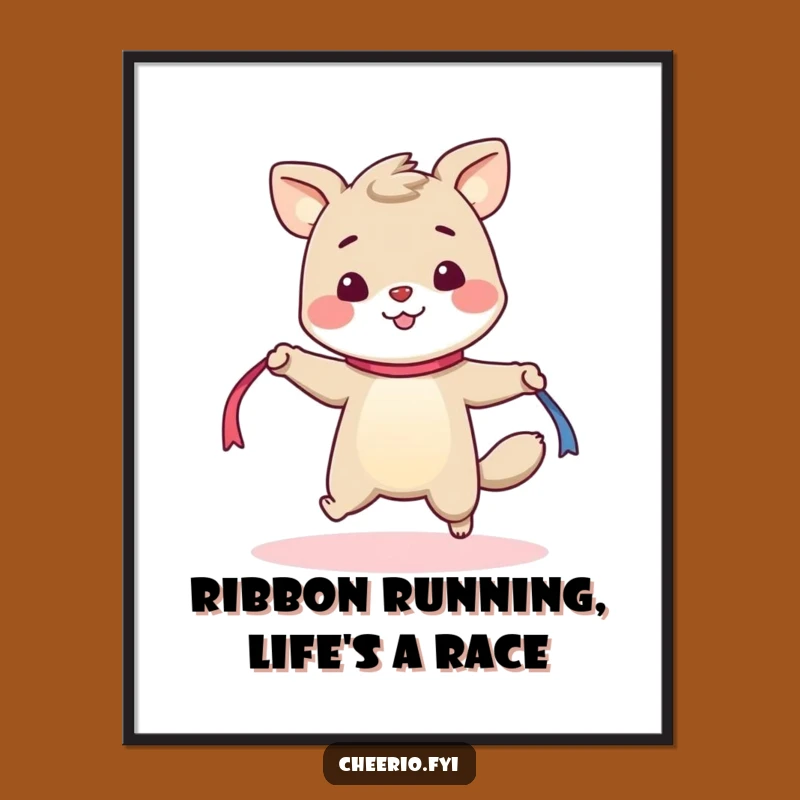 Funny Free Printable Wall Art: Cheerful Skipper Animal, Active Downloadable Home Decor!