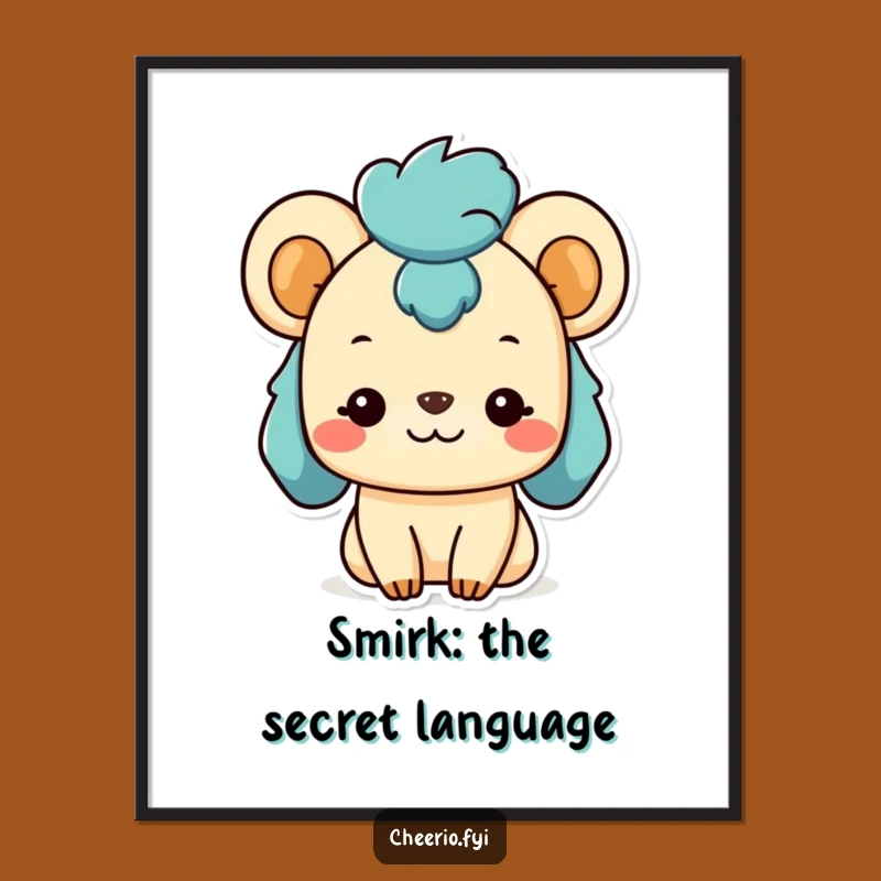 Funny Free Printable Wall Art: Subtle Smirk Humor, Downloadable Decor