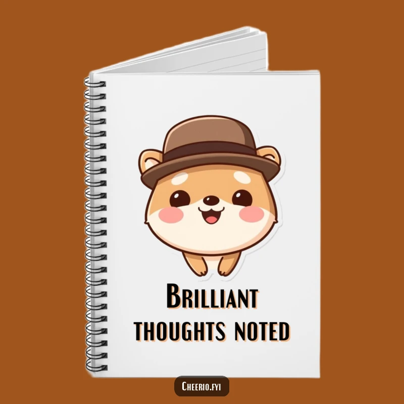 Funny Bowler Hat Animal Notebook - Jot Down Stylish Thoughts - Awesome Funny Gift!