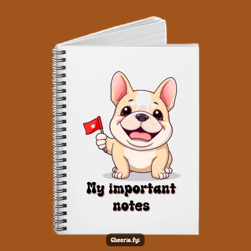 Funny Bulldog Flag Notebook: Proud Dog Journal - Patriotic Gift