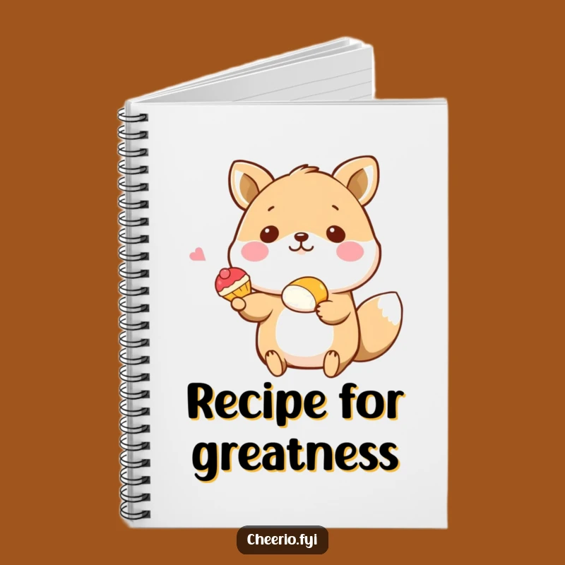 Funny Happy Animal Pastry Notebook: Jot Down Sweet Ideas