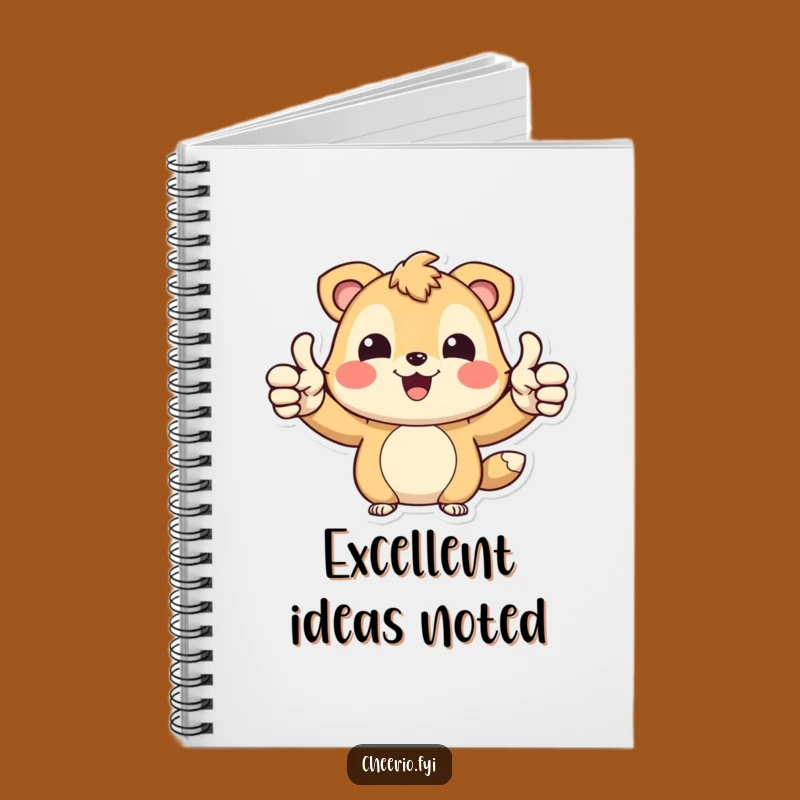 Funny Happy Bear Notebook: Jot Down Ideas with Joyful Approval