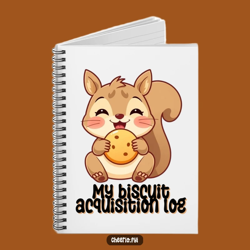 Funny Squirrel Notebook - Journal Your Treats and Ideas