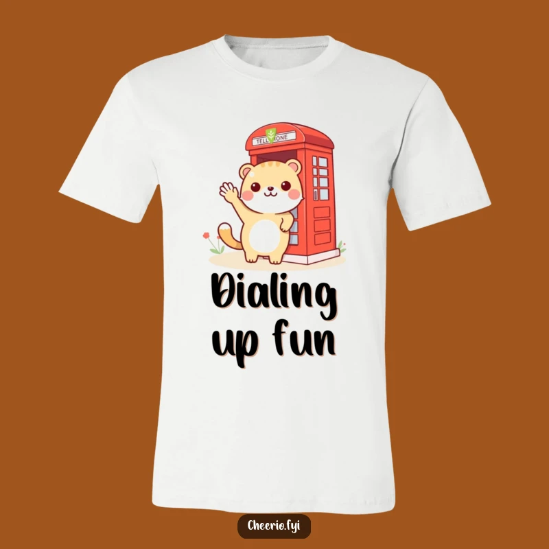 Funny Animal Wave T-Shirt: Iconic Style with a Humorous Hello