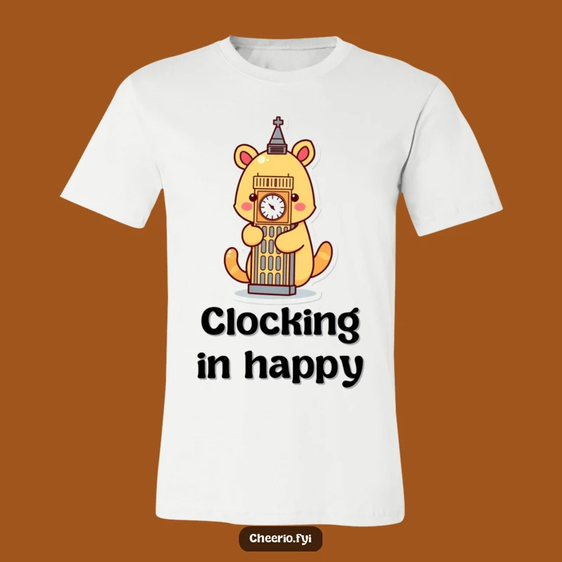 Funny Animal Big Ben Tee: Wear Your London Love with Humor