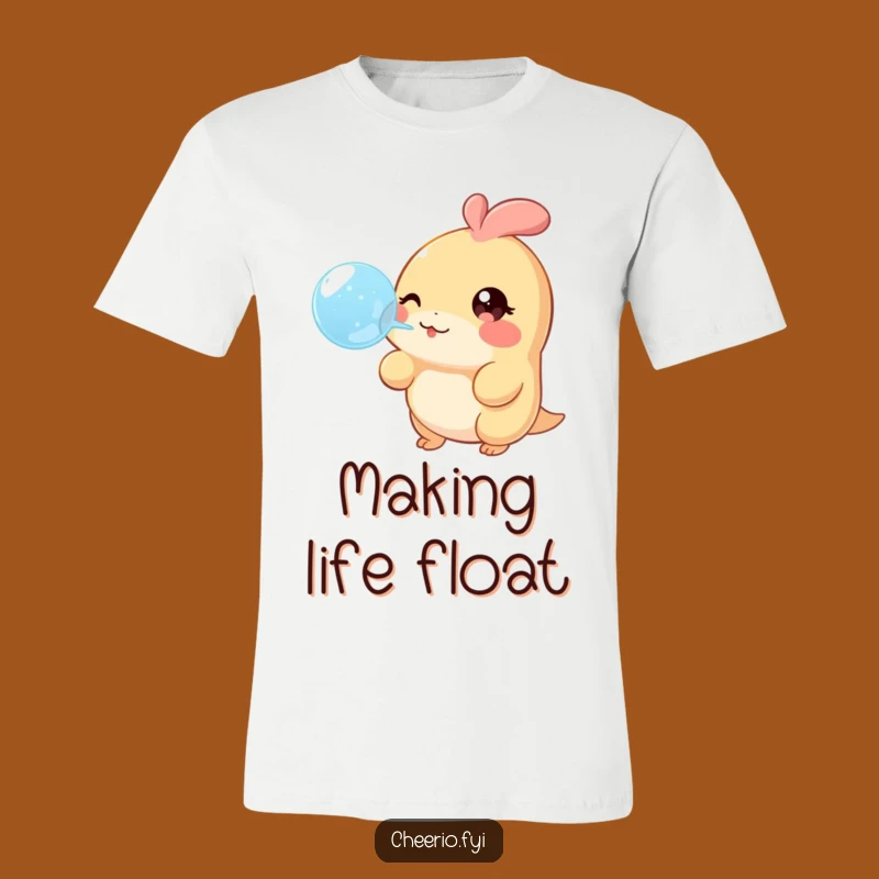 Funny Bubble Creature T-Shirt: Pop with Joy, Wear the Fun!