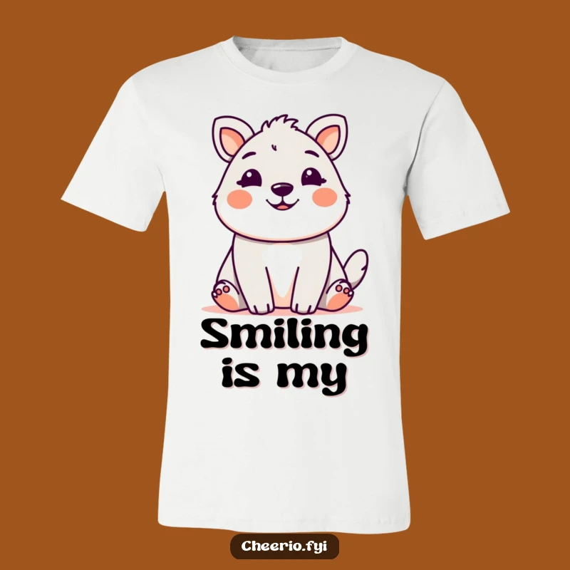 Funny Cute Animal Grin T-Shirt: Wearable Happiness and Humor