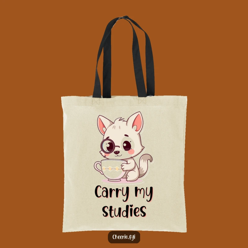 Funny Curious Animal Tote Bag, Carry Your Essentials with Sophistication